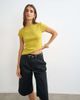 Topshop Topshop everyday tee in washed mustard-Yellow - 1