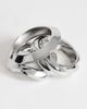 Topshop Topshop Fabio 3 pack bangles in silver - 2