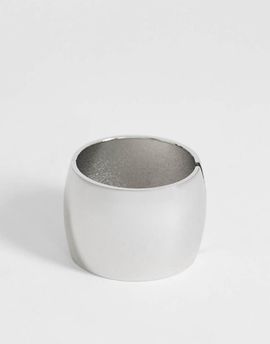 Topshop Topshop Farah oversized bangle in silver tone