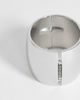 Topshop Topshop Farah oversized bangle in silver tone - 3
