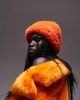Topshop Topshop faux fur hat in orange - 1