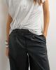 Topshop Topshop faux leather bermuda shorts in black - 3