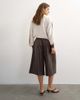 Topshop Topshop faux leather culottes in brown - 4
