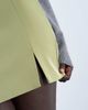 Topshop Topshop faux leather hi-shine mini pelmet skirt in avocado-Green - 4