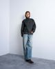Topshop Topshop faux leather short belted funnel neck bubble bomber jacket in black - 2
