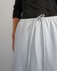 Topshop Topshop faux leather tie waist slouchy slim maxi skirt in light gray - 2