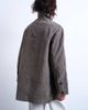 Topshop Topshop faux suede short car coat with neck tab in gray - 3