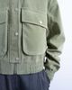 Topshop Topshop faux suede short jacket with patch pockets in sage-Green - 3