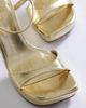 Topshop Topshop Faye platform two part high heel sandals in gold - 2