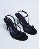 Topshop Topshop Felicity strappy high heel sandals in black faux suede - 3