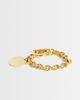 Topshop Topshop Felix waterproof charm bracelet in stainless gold - 1