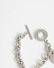 Topshop Topshop Felix waterproof charm bracelet in stainless silver - 3
