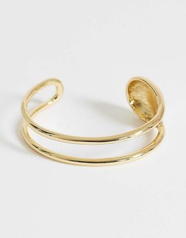 Topshop Topshop Femi cuff bracelet in gold