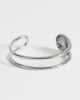 Topshop Topshop Femi cuff bracelet in silver - 1