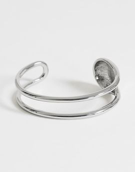 Topshop Topshop Femi cuff bracelet in silver