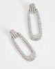 Topshop Topshop Finnley embellished earring in silver - 4