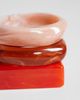 Topshop Topshop Flo 3 pack resin bangles in red, burnt orange and pink-Neutral - 2