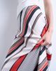Topshop Topshop floor length maxi bias skirt in red and white stripe-Multi - 4
