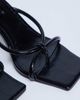 Topshop Topshop Flora strappy toe loop high heels in black - 3