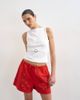 Topshop Topshop floral applique short in red - part of a set - 2