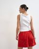 Topshop Topshop floral applique short in red - part of a set - 4