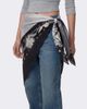 Topshop Topshop floral print waist belt in black and white - 2