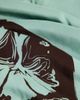 Topshop Topshop floral print waist belt in chocolate and turquoise-Brown - 4
