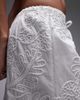 Topshop Topshop floral stitch straight leg pants in white - 3