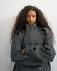 Topshop Topshop formal bomber jacket in gray - 2
