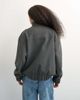 Topshop Topshop formal bomber jacket in gray - 4