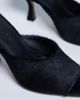 Topshop Topshop Fox real leather pony heeled mules in black - 4