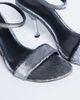 Topshop Topshop Fran real leather pony with metal high heels in silver pony - 3