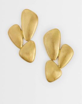 Topshop Topshop Frankie brushed earring in gold
