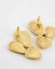 Topshop Topshop Frankie brushed earring in gold - 2
