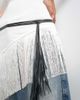 Topshop Topshop fringe cord belt in black - 2