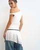 Topshop Topshop fringe cord belt in black - 4