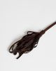 Topshop Topshop fringed cord suedette belt in chocolate-Brown - 3