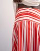 Topshop Topshop full circle cut about maxi skirt in red and white stripes-Multi - 4