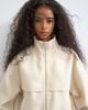 Topshop Topshop funnel neck jacket in ecru - part of a set-Neutral - 4