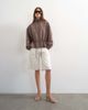 Topshop Topshop funnel neck nylon plaid anorak in multi - 4