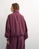 Topshop Topshop funnel neck track jacket in fig - part of a set-Red - 3