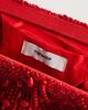 Topshop Topshop Garison bead and embellished clutch in red - 2