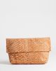 Topshop Topshop George oversized clutch bag in deer print-Brown - 1