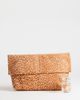 Topshop Topshop George oversized clutch bag in deer print-Brown - 2