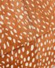 Topshop Topshop George oversized clutch bag in deer print-Brown - 3