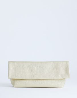 Topshop Topshop George oversized clutch bag in gold
