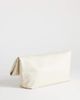 Topshop Topshop George oversized textured clutch bag in off white - 4