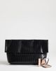 Topshop Topshop George weave oversized clutch bag in black - 2
