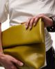 Topshop Topshop Georgia folded clutch grab bag in green - 4
