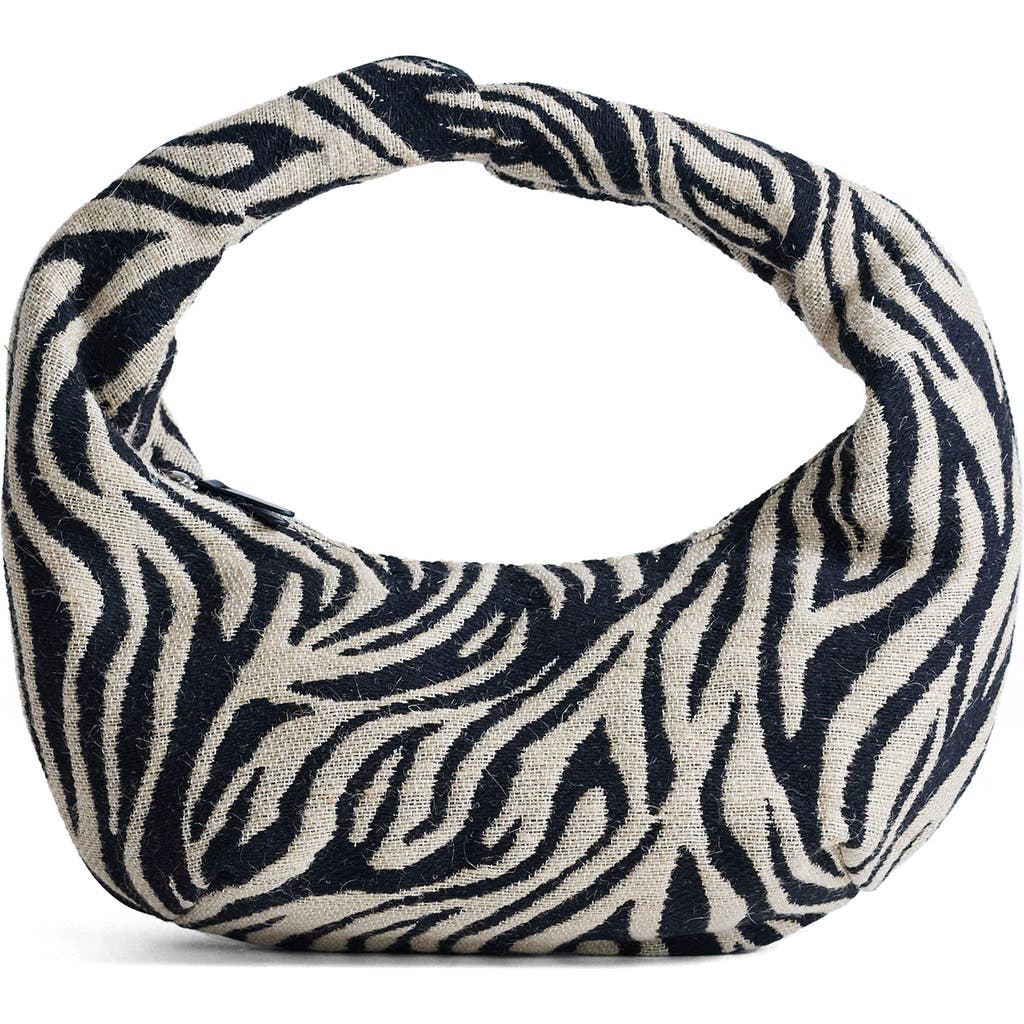 Topshop Topshop Giane Zebra Print Canvas Bag